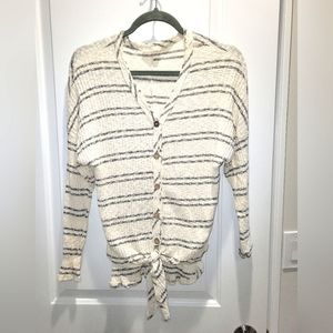 Hummingbird Striped Cardigan